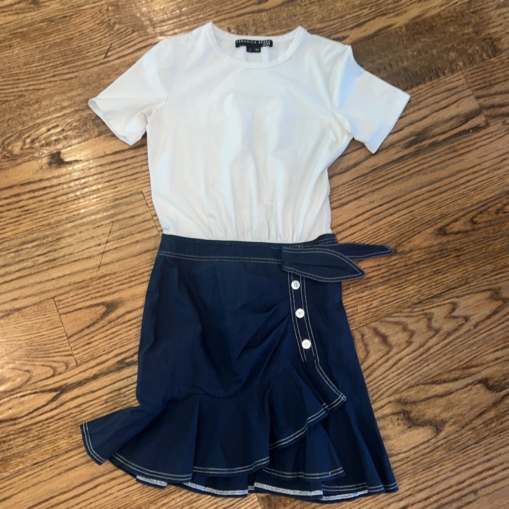 Veronica beard Bari Combo Dress - Picture 6 of 9